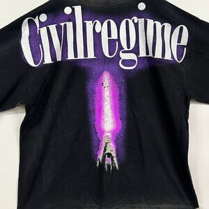 Star Wars x Civil Regime Concrete Purple Crystal 199X Oversized Tee Vintage